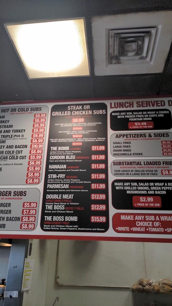 Substantial Subs Menu image 4